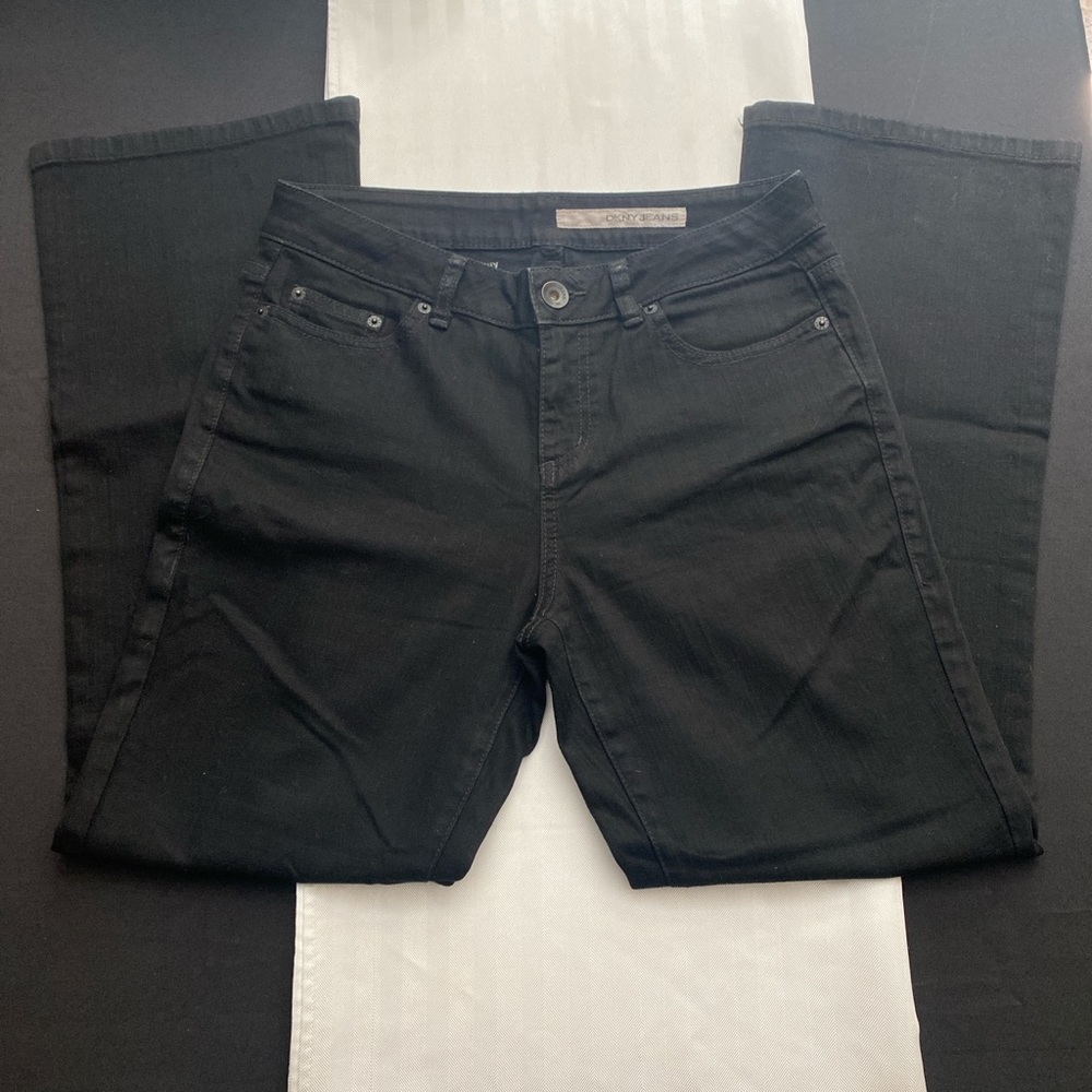 Womens black DKNY soho jeans